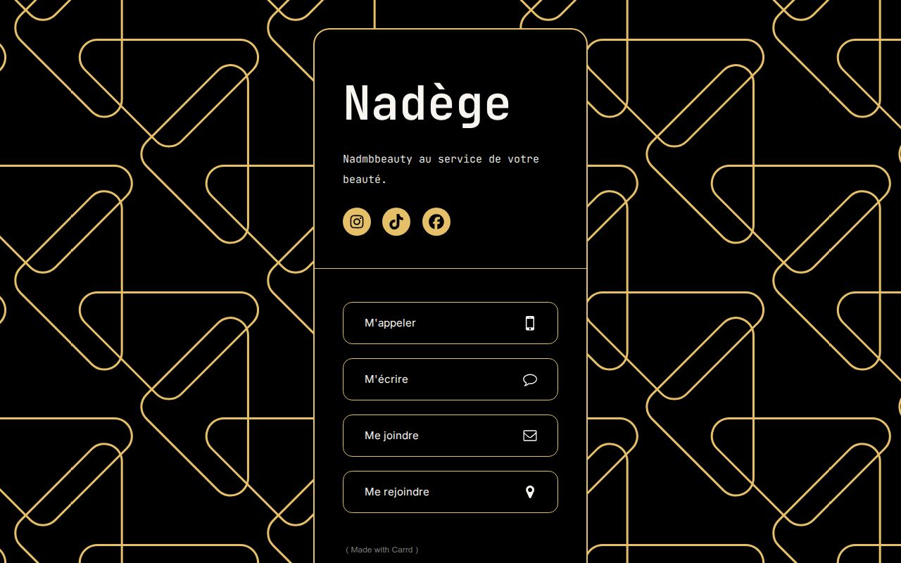 Carrd profile picture for @nadege